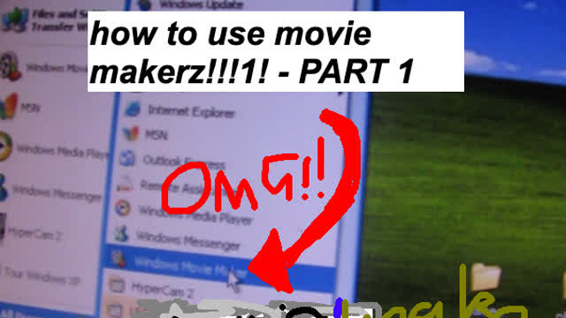 how to use windows mvoie maker for sick vidz PART 1