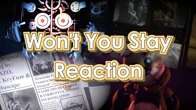 Wont you stay - Reaction N°5 (fr/en)