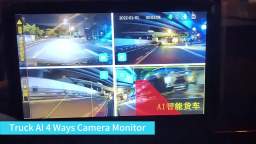 AI Active Blind Spot Detection Truck Monitor Camera BSD System for Vehicle