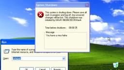 Shutdown prank - Windows XP
