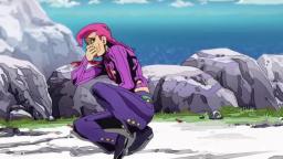 Doppio gets sand in his phone.