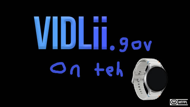 VidLii on the Samsung Galaxy Watch 7 Browser