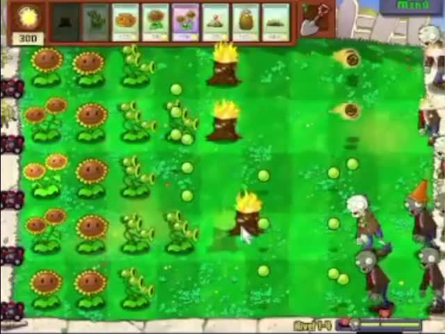 Plantas contra zombies - nivel 1-4 av 2