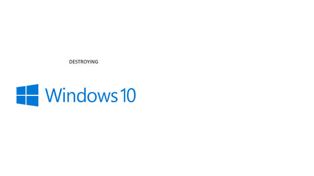 Destroying Windows 10! (EPILEPSY WARNING)