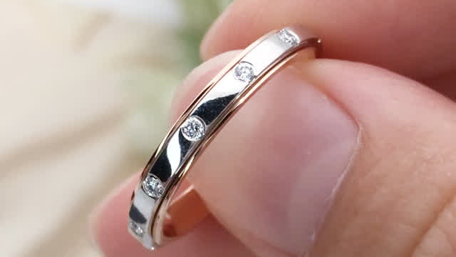 MSR-523 18K Lab Grown Diamond Ring -Messi Jewelry
