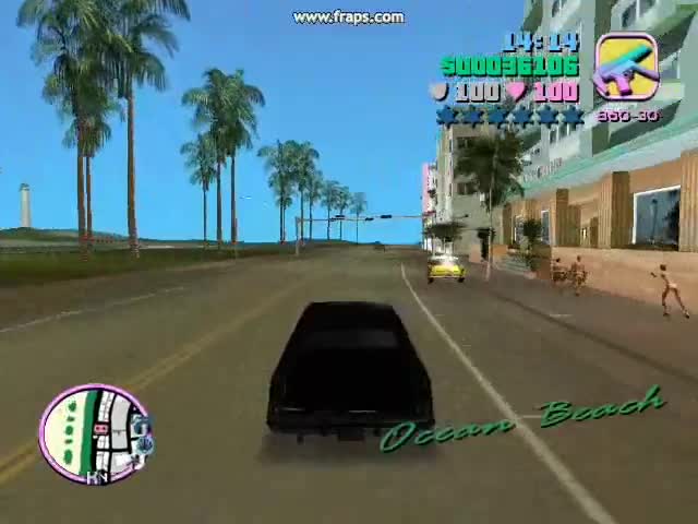 How to drive a blown up car in GTA Vice City (Easier Way)
