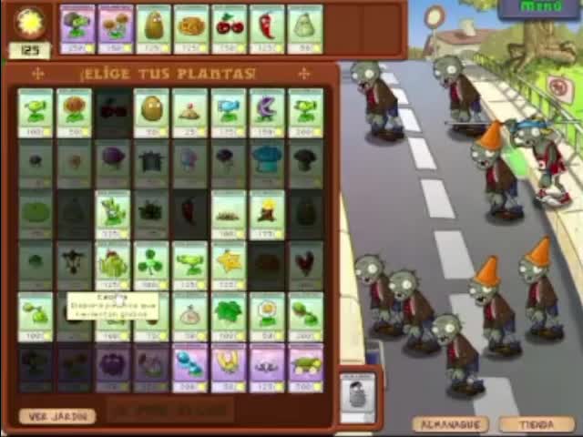 Plantas contra zombies - supervivencia dia dificil (1/2)