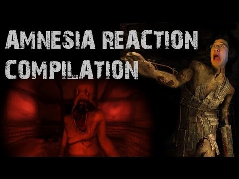 Amnesia Reaction Compilation (Markiplier Games)