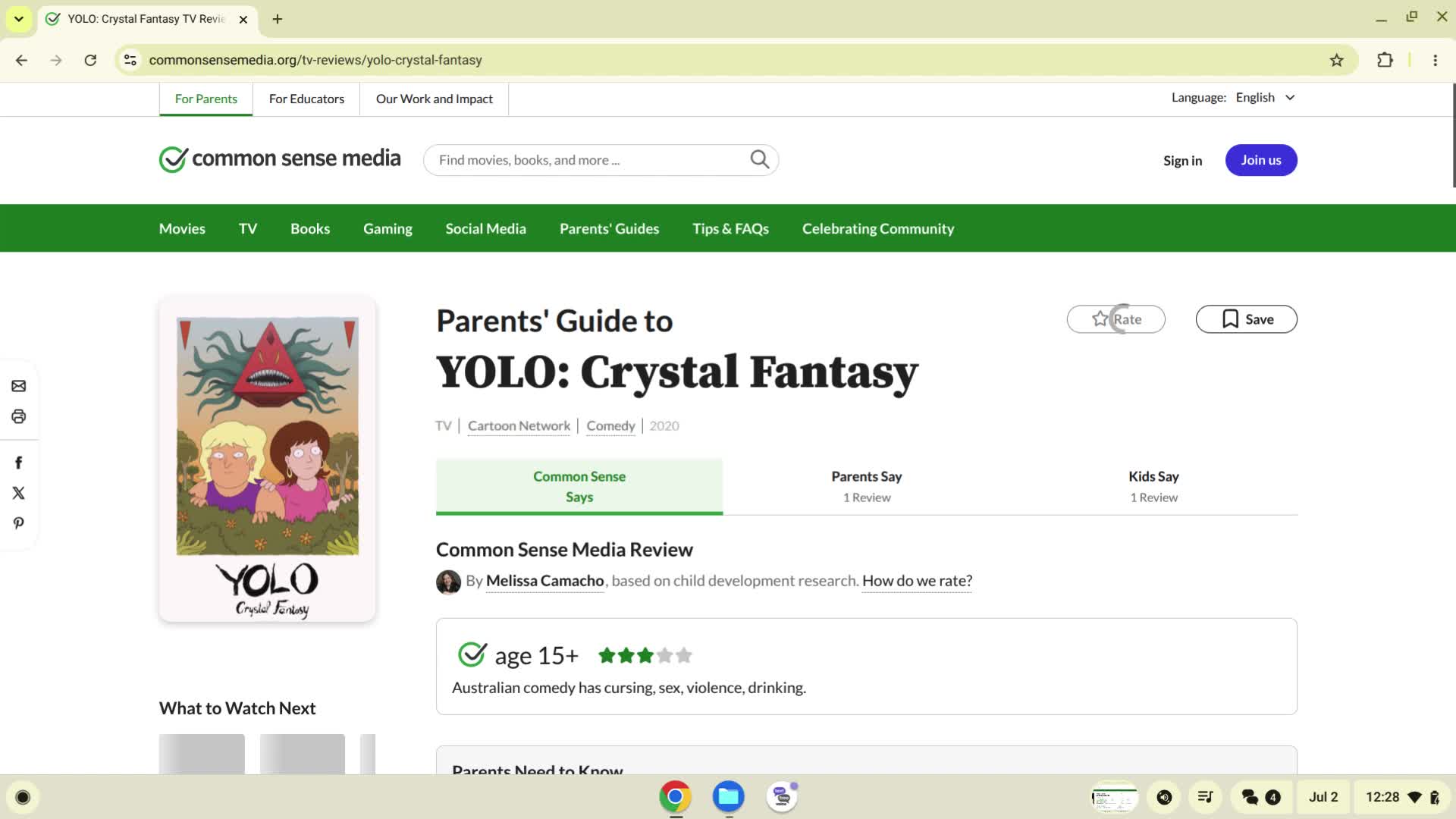 YOLO: Crystal Fantasy TV Review