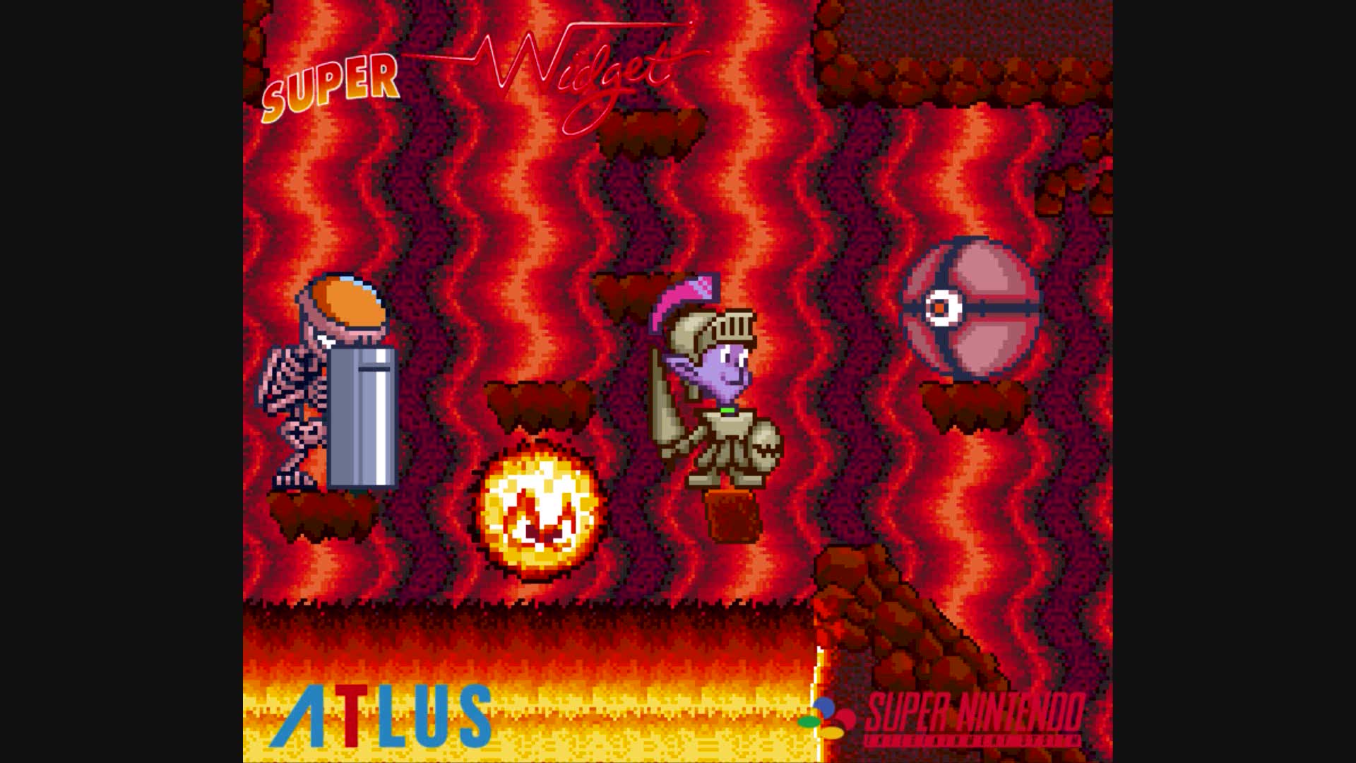 Super Widget (Super Nintendo) Original Soundtrack - Volcano Eruption Zone Stage