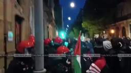 A nightmare situation in the Basque Country in Spain, where a pro-Palestinian rally is accompanied b