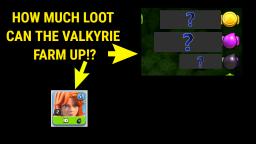 HOW MUCH LOOT CAN THE VALKYRIE GET WHEN AT DISCOUNT! - Clash of Clans