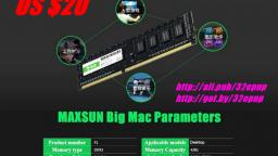 Оперативная память, MAXSUN, DDR3, 4 ГБ или 8 ГБ, 1600 мГц, 2019