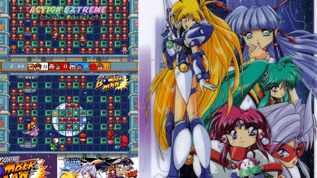 Unlocking Yuna Kagurazaka in Saturn Bomberman (Sega Saturn) [Reupload]