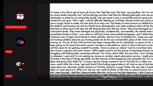 Darren Pipster's Meltdown (October 2021)