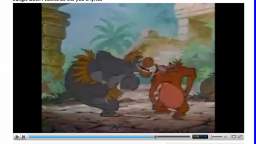Jungle Book Wanna Be Like You Baloo ANd KinG louie Dance vidlii but theyre on XP Windows!