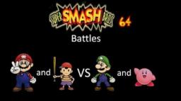 Super Smash Bros 64 Battles #122: Mario and Ness vs Luigi and Kirby