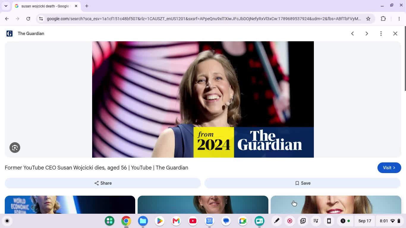 Susan Wojcicki's Death. Mark Of The Beast Could've Happened