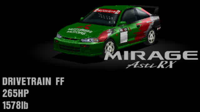 Gran Autsimo - Mitsubishi Mirage Asti