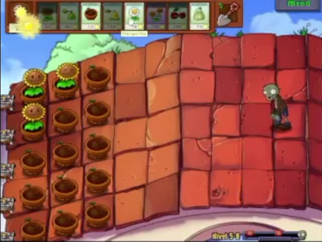 Plantas contra zombies - nivel 5-8