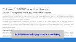 Defective Drug Lawyer North Bay ON - BLFON Personal Injury Lawyer (800) 596-0743
