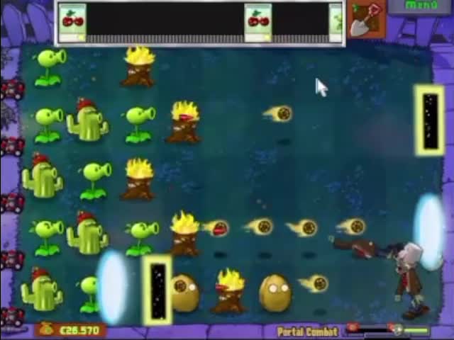 Plantas contra zombies - portal combat
