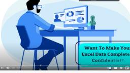 [Video]3 Ways To Make Excel Confidential