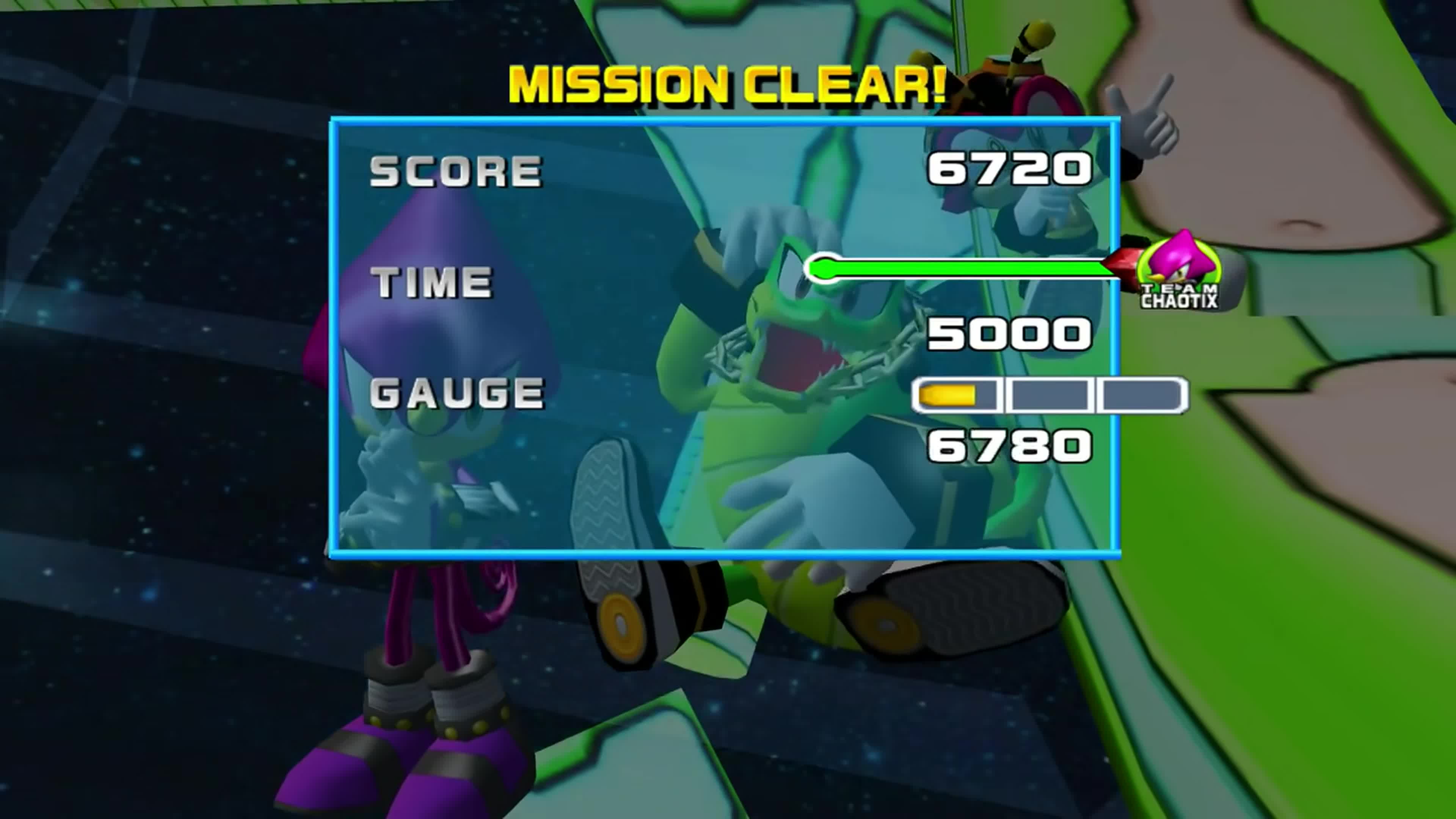 Special Stage Act 7 Team Chaotix Emerald Challenge