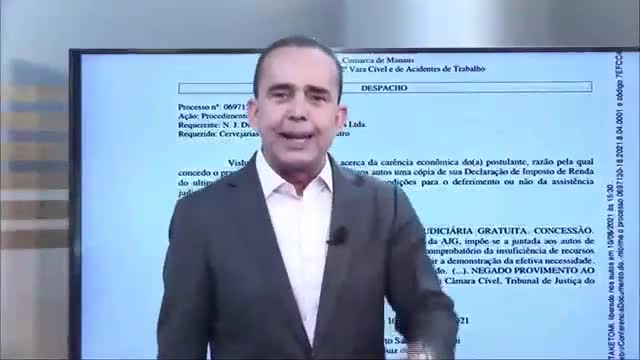 Resposta de Ronaldo Tiradentes ao juiz Taketomi