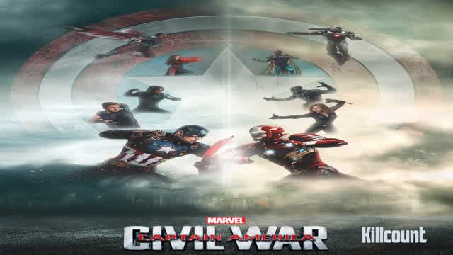 Captain America: Civil War (2016) Killcount REDUX