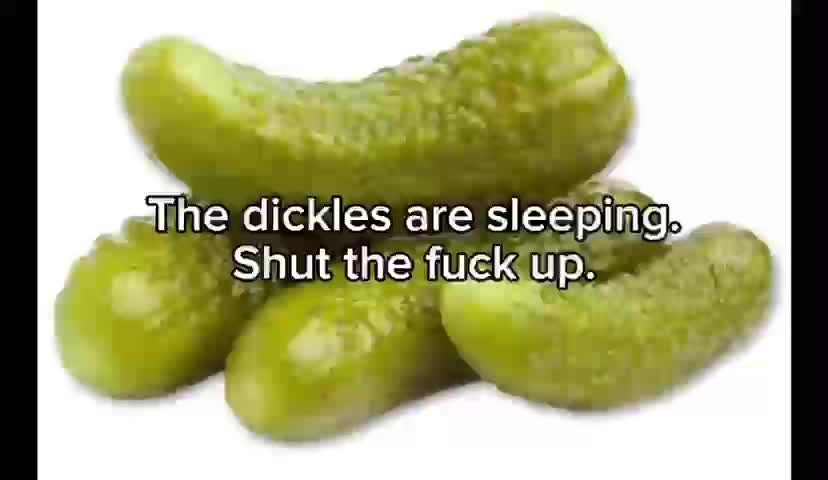 Shhh The Dickles are sleeping 🥒