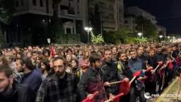 An anti-American demonstration took place in Athens; an estimated 25 thousand people came to the US 