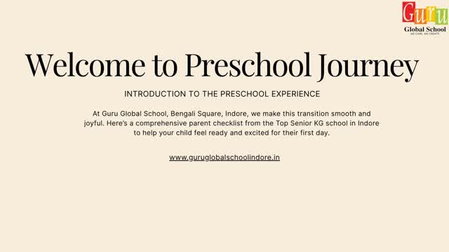 Parent Guide to Preschool Prep – Top Senior KG School in Indore Advice
