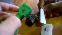 Creeper finds obsidian