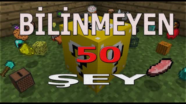 MineCraft ta Bilinmeyen 50 Şey