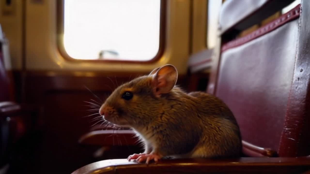 Maus im zug Maus im zug