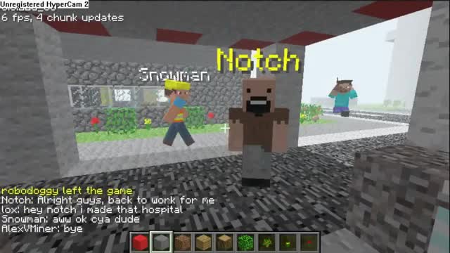 Notch on Minecraft