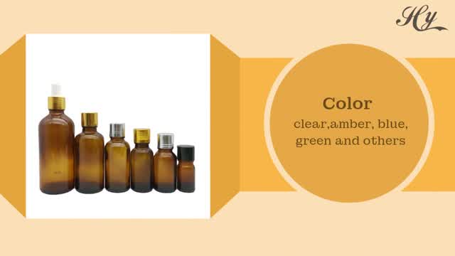 5ml 10ml 15ml 20ml 30ml 50ml 100ml Dropper Amber Color Glass Bottle