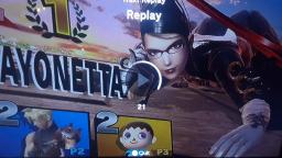 Bayonetta (me) vs. Cloud vs. Villager | Super Smash Bros. Ultimate Online Quickplay #01