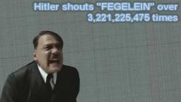 Downfall parody - Hitler shouts FEGELEIN over 3,221,225,475 times