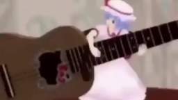 my waife palynig guitar my waife palynig guitar