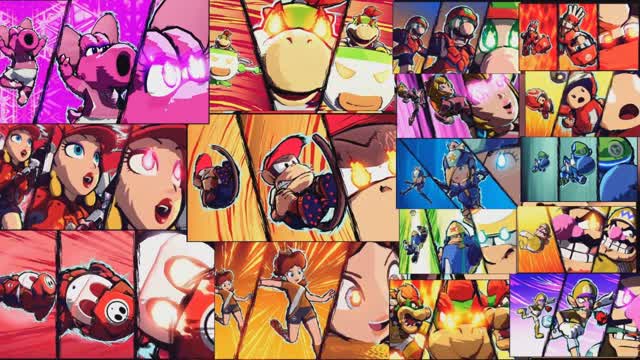 Mario Strikers: Battle League - All Hyper Strikes (DLC Included)