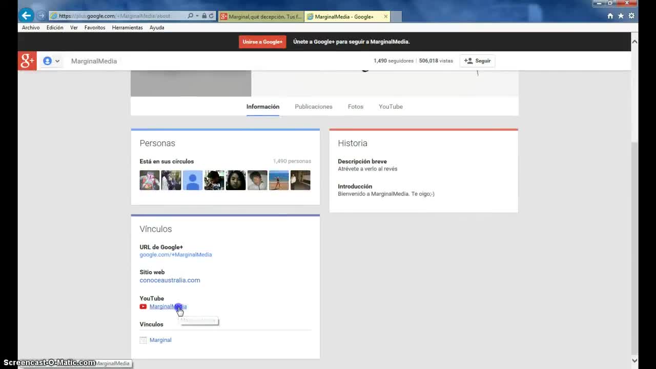 Dross nunca le envio invitacion a MarginalMedia para hablar por Skype 2.