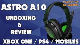 Astro A10 UNBOXING Y REVIEW Para Xbox One, Ps4 & Mobile