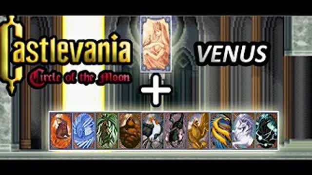Castlevania: Circle of the Moon Extras 04 Combinaciones de la carta Venus
