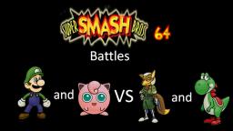 Super Smash Bros 64 Battles #145: Luigi and Jigglypuff vs Fox and Yoshi