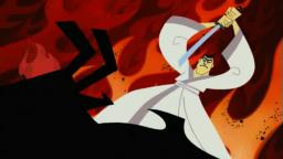 Lupin the 3rd hit aku with a hammer