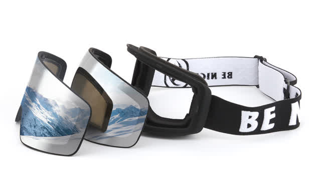 Custom Magnetic Ski Goggles, 100% UV Protection OTG Snow Goggles Manufacturers SNOW-6100