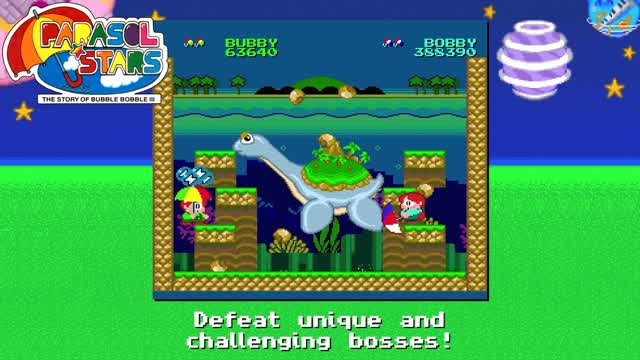 Parasol Stars: The Story of Bubble Bobble 3 - Official Announcement Trailer Parasol Stars: The Story of Bubble Bobble 3 - Official Announcement Trailer