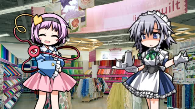 The Komeiji Sisters go to JoAnn Fabrics
